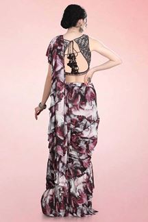 Exquisite Multi Colored Designer Saree